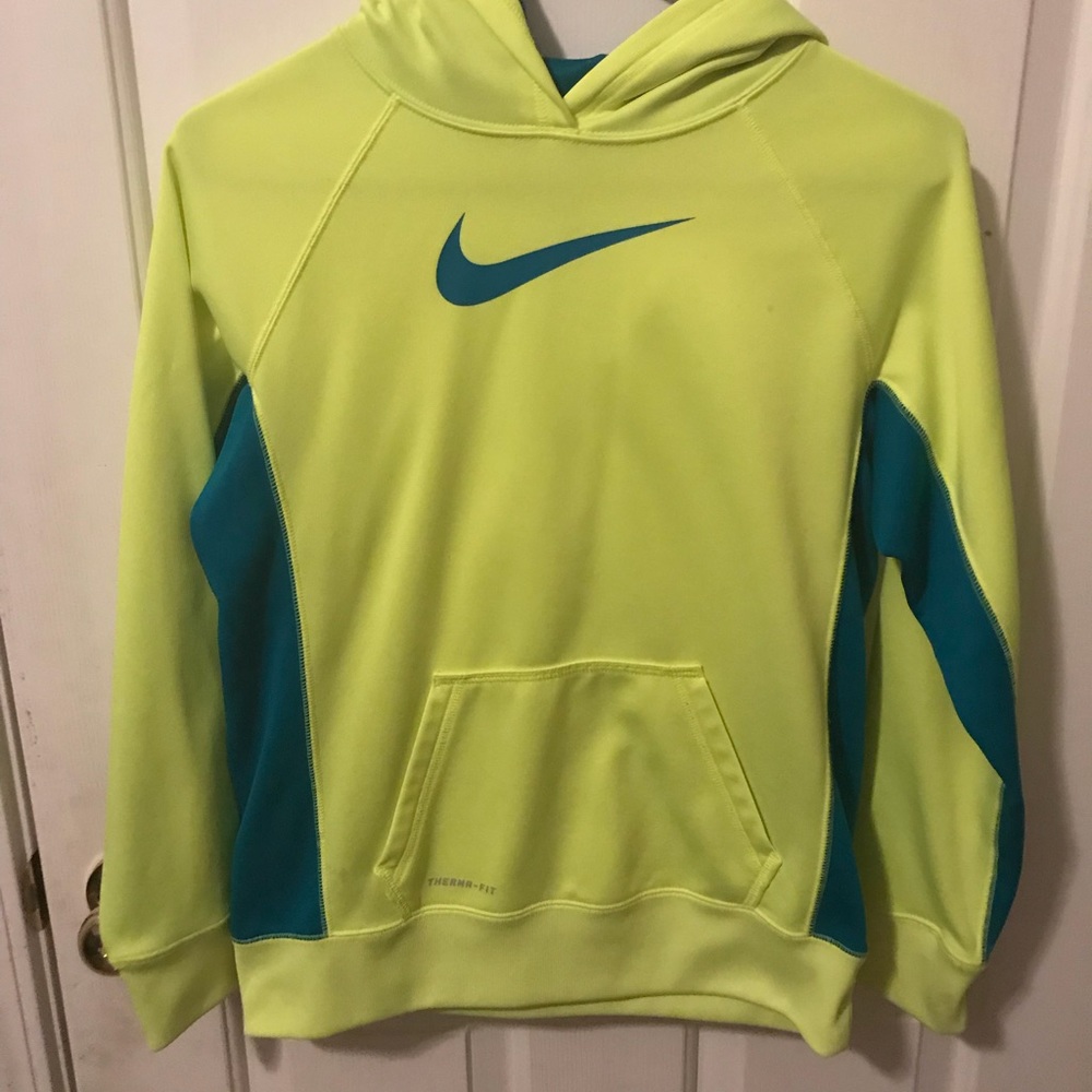 Nike blue and yellow sweatshirt